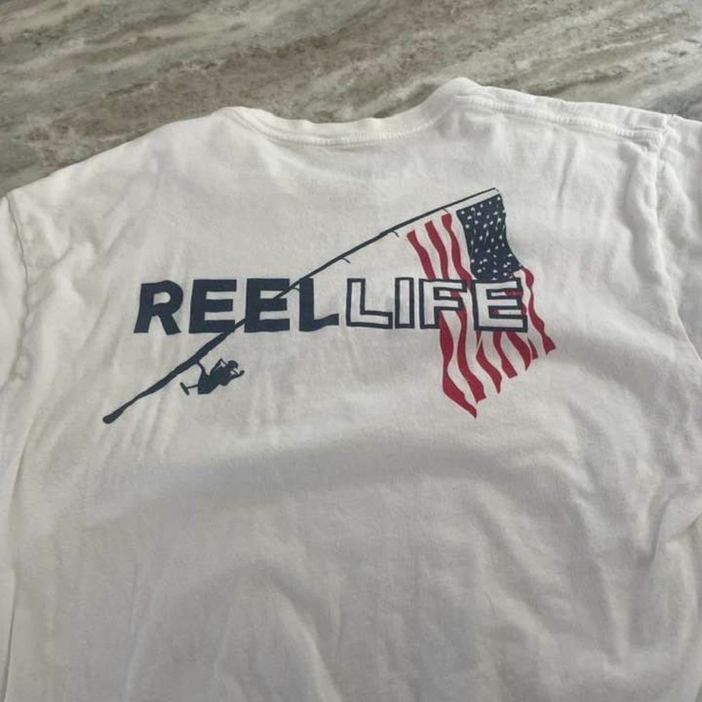 Reel Life Tee Shirt Large